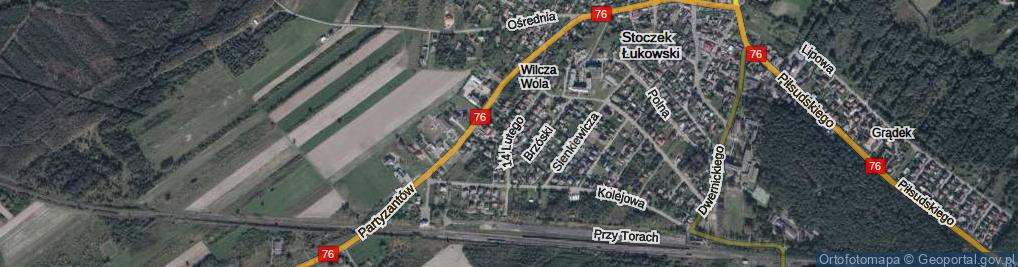 Zdjęcie satelitarne 14 Lutego ul.